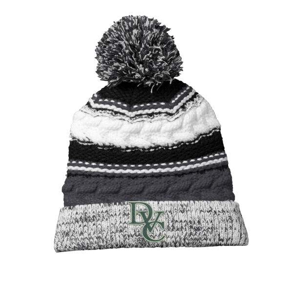 Pom Pom Team Beanie, DVC_Team_Gray/White Thumbnail