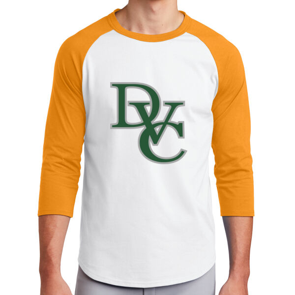 Adult Colorblock Raglan Jersey, DVC_Team_Gray/Hunter Thumbnail