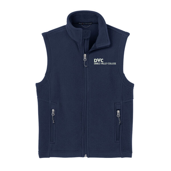 Youth Fleece Vest, DVC_White Thumbnail