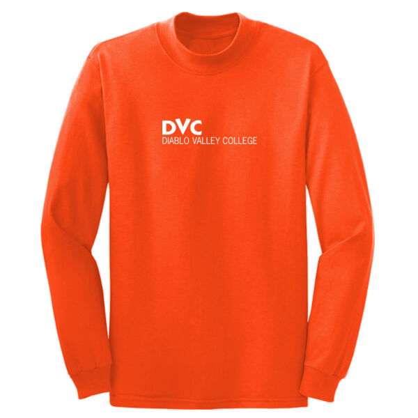 Adult Long Sleeve 5.4 oz. 100% Cotton T Shirt, DVC_White Thumbnail