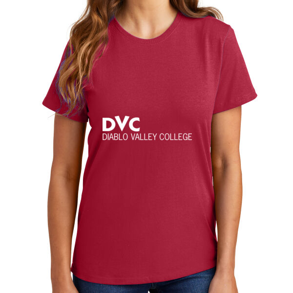 Ladies Essential T Shirt, DVC_White Thumbnail
