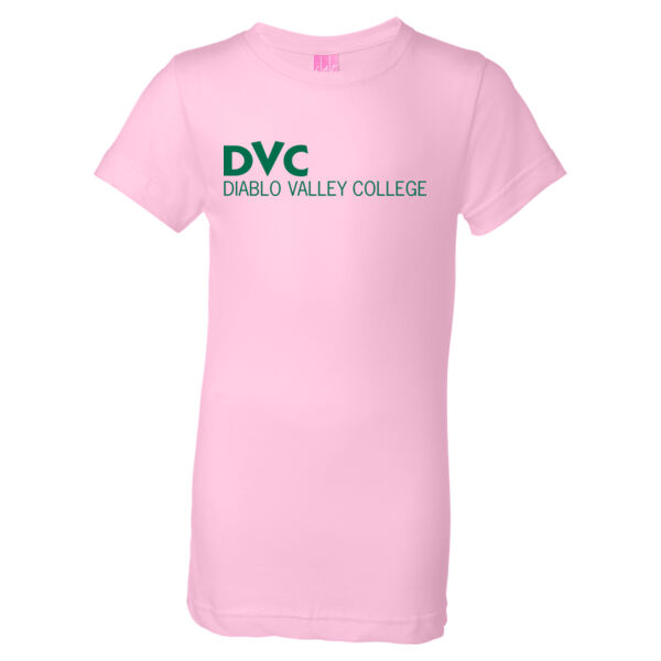 Girls' Fine Jersey Longer Length T-Shirt, DVC_Green Thumbnail